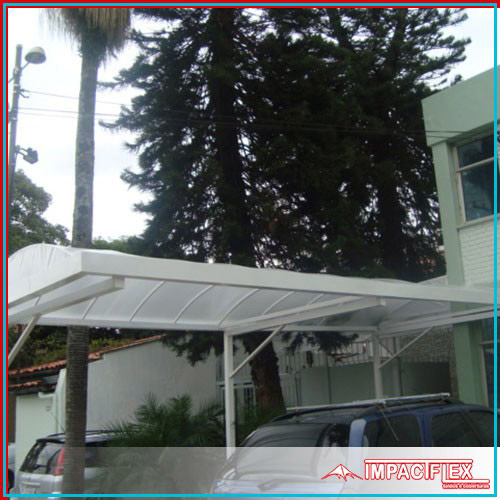 Toldo fixo para garagem