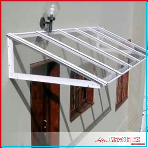 Toldo fixo policarbonato